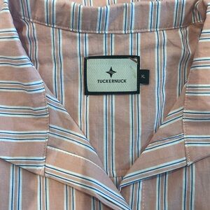 Tuckernuck Pink Striped Midi Dress